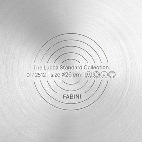 Rozsdamentes acél serpenyő ø 26 cm Lucca 4.0 Standard – FABINI