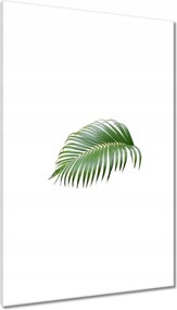 Vászonkép 80x120 Zöld levél Minimalizmus