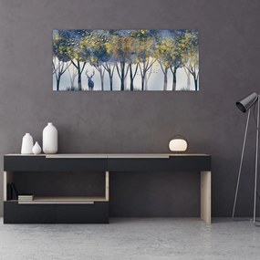 Kép egy szarvasról az erdőben (120x50 cm)