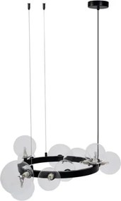 MORETTI MO8802 ATMOS Fekete Színű Függeszték 10xG9 25W IP20