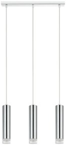 Csillár zsinóron ARMIN 3xGU10/10W/230V fényezett króm