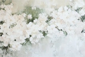 Kép - Fehér virág absztrakció (90x60 cm)