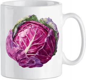 Kerámia bögre Piros Káposzta Zöldség Gazda Mezőgazdaság