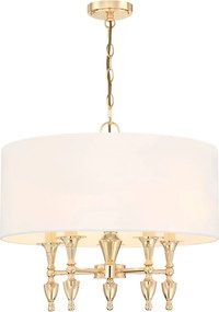 Cosmolight AUSTIN P05180AU-WH Csillár 5x40W/E14 IP20