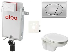 Fali WC szett Alca befalazáshoz + Ceramia S-Line Pro WC SIKOAP3