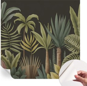 Matt öntapadós fotótapéta Falra Trópusi dzsungel 250x250 cm