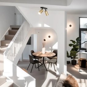 Brilagi - LED dimmelhető spotlámpa SELE GOLDEN 2xGU10/6,5W/230V fekete/arany