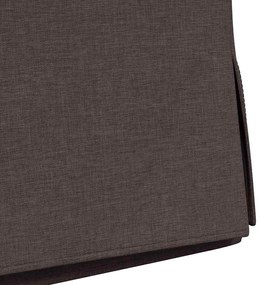 Étkező Székek 2 pcs sötétbarna 57 x 67 x 98 cm szövet