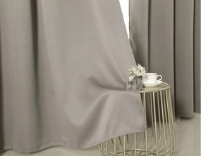 Szürkésbarna OXFORD függöny 140x250 cm Felfüggesztés: Hullámos sínszalag