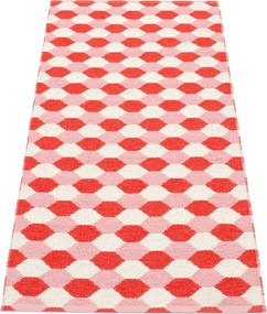 Piros kültéri-beltéri futószőnyeg 70x160 cm Dana Coral – Pappelina