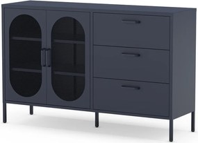 Sötétkék komód 140x90 cm Diora – Marckeric