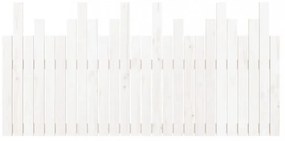 fehér tömör fenyőfa fali fejtámla 166 x 3 x 80 cm