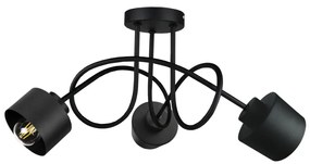 Felületre szerelhető csillár SIMPLY BLACK 3xE27/60W/230V