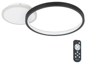 Eglo 900421 - LED Dimmelhető mennyezeti lámpa GAFARES LED/15W/230V fekete + távirányító