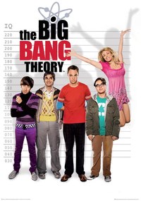 Plakát Big Bang Theory - IQ mérő, (61 x 91.5 cm)