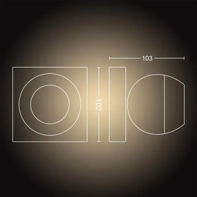 Philips 50471/31/P6 - Hue BUCKRAM LED állítható spot 1xGU10/5W/230V