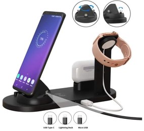 Namvi Asztali Multifunkciós töltő állomás iphone , Iwatch, airpods QS-292