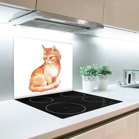 Üveg vágódeszka Red Cat 60x52 cm