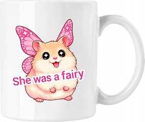 Bögre Nyuszi Fairy Kawaii Fehér 330ml