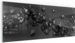 Üveg alátét Szélvédő Kandalló Alátét Kályha Absztrakt felhő