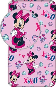 Disney Minnie XoXo gumis lepedő 90x200 cm