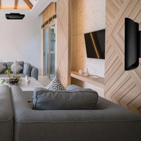 Mennyezeti lámpa BARBOS 2xG9/8W/230V fekete