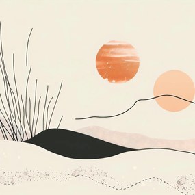 Poszter 40x40cm Puha domb