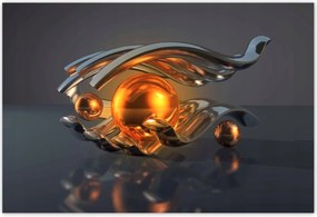 Poszterek 185x125 Absztrakt Golyók a kézben