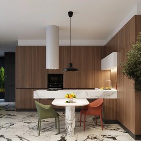 Fekete függőlámpa ø 35 cm Vito – Sollux