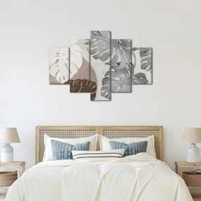 Kép - Design levelekkel (150x105 cm)