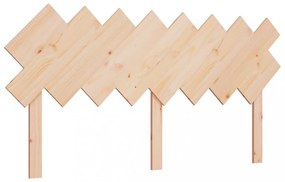 tömör fenyőfa ágyfejtámla 159,5x3x80,5 cm