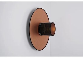 Duolla - Fali lámpa TOKYO SHINY 1xE27/15W/230V átm. 50 cm réz/fekete