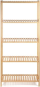 Natúr színű bambusz fürdőszobai polcos állvány 60x130 cm Skaren – Bonami Essentials