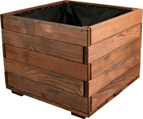 Fa Virágtartó Doboz Fa virágtartó 38 cm