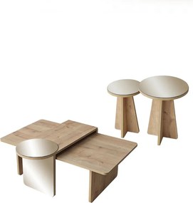 Luna 4 - Bronze, Sapphire Oak