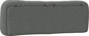 sötétszürke szövet fejtámla párna Hvar 160 cm