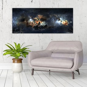 Kép - Az Univerzum a Nebulával (120x50 cm)