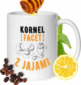 Bögre Kornél Férj Barátjának Ajándék Nyomtatott Fehér 330ml