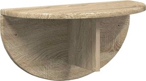 vidaXL Falpolc Falra szerelhető Sonoma tölgy 48 x 24 x 24 cm Faanyag
