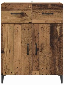 Széf fiókkal Régi fa 34 x 69,5 x 90 cm Faanyag