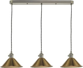 Dar Lighting HADANO HAD3661-01 Függőlámpa 3x40W/E14