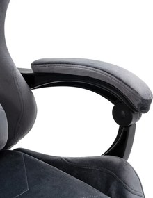 Irodai/gamer szék, szürke, LOPES