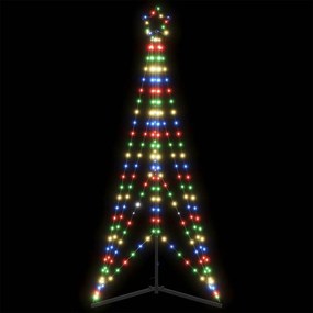 színes LED karácsonyfa 363 LED 182 cm