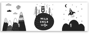 Gario Fali fogas Wild child Méret: 118 x 40 cm
