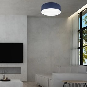 Mennyezeti lámpa SIRJA PASTEL DOUBLE 4xE27/15W/230V átm. 45 cm sötét kék