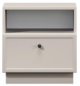 Lorini éjjeliszekrény 45 cm - kasmír / fekete fogantyú
