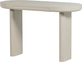 Bézs konzolasztal 50x120 cm Mael – WOOOD