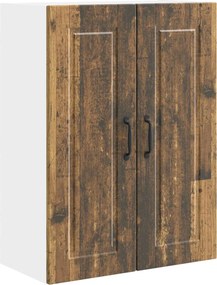vidaXL Konyhaszekrény polcokkal Öreg fa 60 x 31 x 80 cm Faanyag