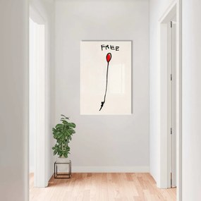 UV-027 Banksy edzett üvegkép, 50 x 70 cm