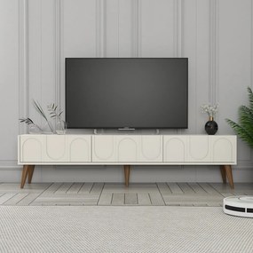 Lyon TV-állvány, krém-dió, 180 cm – TR845HCT5596